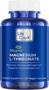Magnesium L-Threonate Capsules, Original Patented Magtein™ Form of Magnesium (Mg), Improve Memory, Cognition and Sleep Quality (90 Capsules)