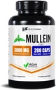 Healthfare Mullein Leaf Extract 300 mg • 124; 200 Vegankapsler • 124; Ekstra styrke Herbal Supplement • 124; Understøtter Wellness & Balance • 124; Non- GMO, Gluten- Free • 124; Fremstillet i USA