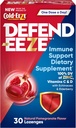 Defend- EEZE Immun Support Kosttilskud Lozenges, 100% daglig værdi af zink, Vitaminer C & D per dosis, med Echinacea & Elderberry, Pomegranate Flavor, 30 Lozenges