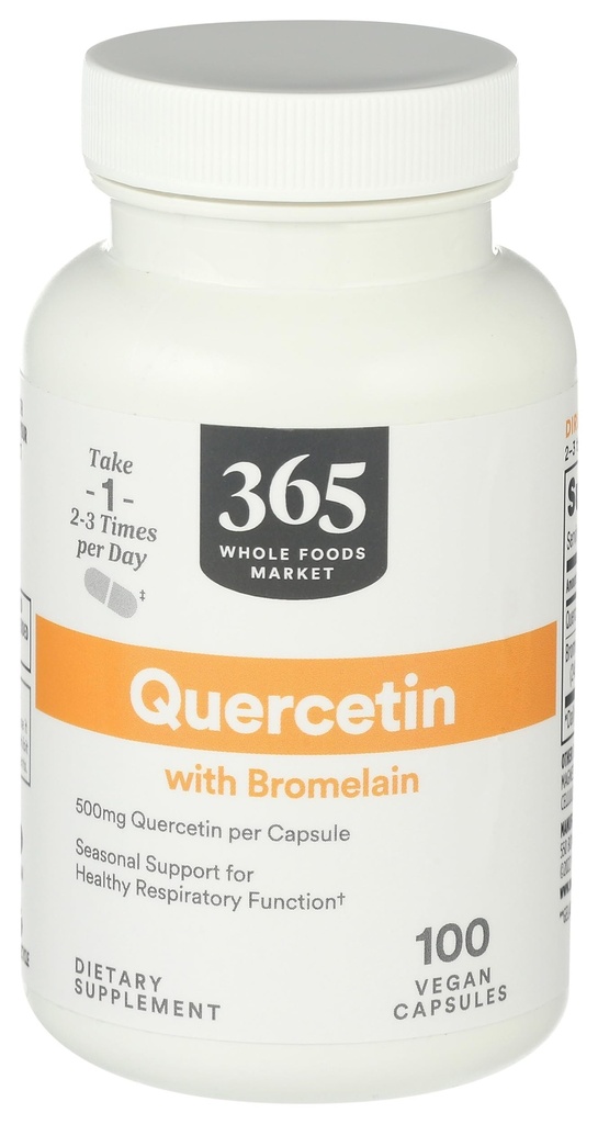 Whole Foods Market, Quercetin med Bromelain, 100 Greve
