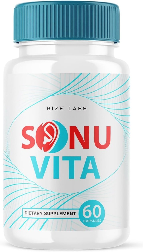 rize laboratorier Sonu Vita Kosttilskud, hørestøtte Formel, maksimal styrke kapsler, understøtter sundt liv (60 kapsler)
