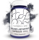 Cholin L- bitartrate kapsler 500 mg (180 greve)