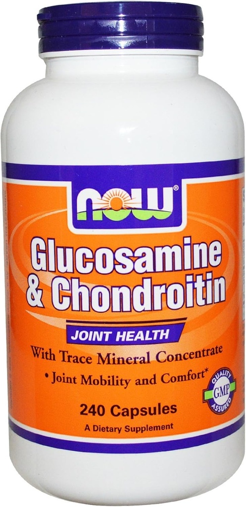 Nu fødevarer: Glucosamin og Chondroitin, 240 caps