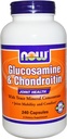 Nu fødevarer: Glucosamin og Chondroitin, 240 caps