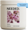 Det var nødvendigt. Prenatal cholin for kognitiv udvikling - Cholin supplement aids Baby Brain Development - Understøtter sund graviditet & Metabolisme - Tredjeparts testet - 60 kapsler