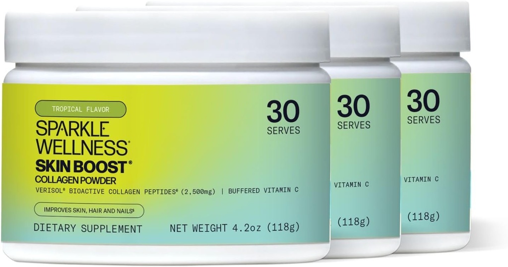 Sparkle Wellness Skin Boost (Tropical) [3 pakke med 30- servere]