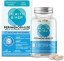 Sundhed & hendes perimenopause supplement for kvinder - The UK 's No. 1 Perimenopause supplement - Multi- Nutrient Welbeing Support for Early Stage of Menopause, Vegan, Gluten- Free, Non GMO (60 ct - 1 måned)