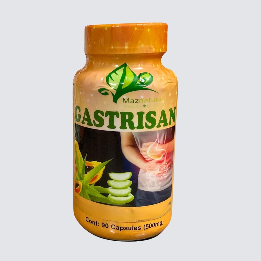 Maznatura Gastric Ulcers (Úlceras Gastricas y Heridas) 100% Natural 90 Capsules 500MG