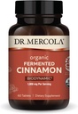 Dr. Mercola Biodynamisk organisk gæret kanel - understøtter metabolisk sundhed - High- Flavonoid kanel ekstrakt - USDA Organic, Non- GMO, Gluten- Free & Soy- Free - 90 tabletter