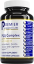 Premier Research Labs Premier PQQ Complex med CoQ10 - Coenzym Q10, Co Q 10 tillæg med Pyrroloquinoline Quinone (PQQ) for Antioxidant, Brain & Heart Support - 60 vegetariske kapsler