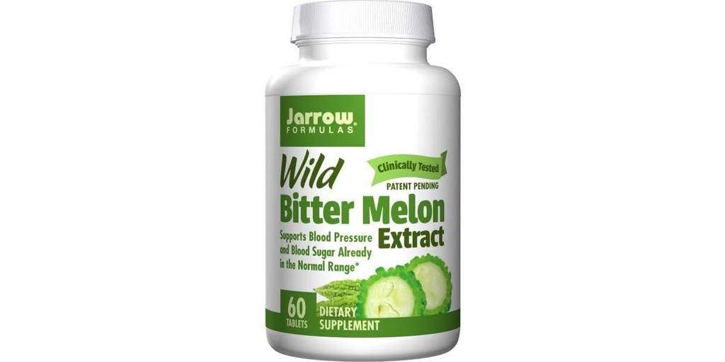 Jarrow Formulas Wild Bitter Melon Extract 1500 mg, Kosttilskud, 60 tabletter, Op til en 30 dages forsyning