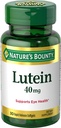 Naturens Bounty Lutein Pills, Eye Health Kosttilskud og vitaminer, Support Vision Health, 40 mg, 30 Softgels