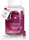 IvyBears Vibrant Skin Gummies - Hyaluronsyre & VERISOL Collagen - Højpotens Skin Hydrering & Elasticitet - Radiant, Youth Glow - Vegan & naturligt lækker - 60 Greve