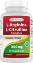 Bedste Naturals L- Arginin L- Citrulin Complex Tablets, 250 Count