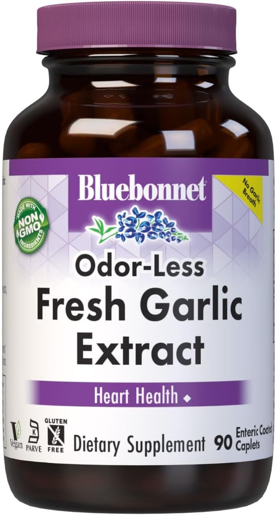 BlueBonnet Standardized Fresh Hvidløg Extract Supplement, 90 Greve