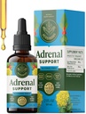 HERBAMAMA Adrenal Support Liquid Drops - Vegansk Adrenal Tinktur med Ashwagandha Root & Rhodiola Rosea Extract - Non- GMO, Alkohol & Sugar- Gratis supplement - 28-dages levering
