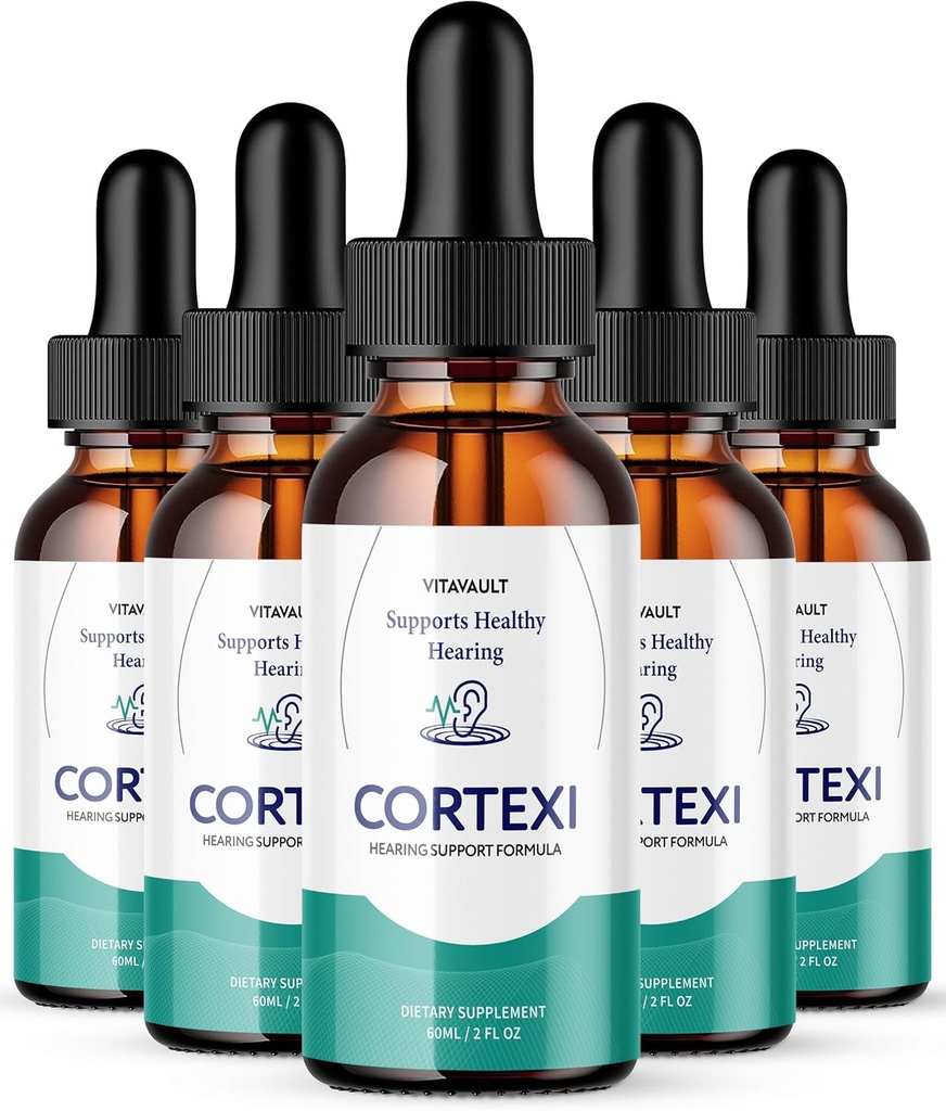 Cortexi Ear Drops - Cortexi Hearing Support Drops, Cortexi Drops, Cortexi Anmeldelser - fremmer Auditory Clarity, Understøtter sund hørelse 5 pakker