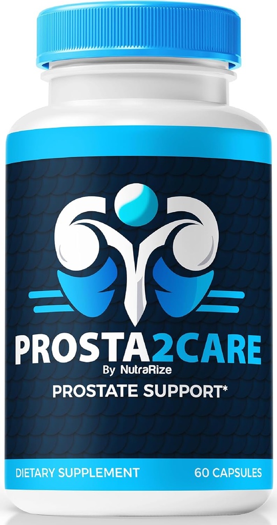 Prosta2Care Capsules - Komplet formel til at opretholde Prostata sundhed, Prosta 2 Care Natural Capsules, Premium Prostata Support Formel, Official Prosta 2Care Pastillas anmeldelse (60 Capsules)