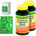 Echinacea Goldenseal Blend Kosttilskud, 900 mg, 75 Ct Bundle med eksklusive vitaminer & mineraler A til Z - Bedre Ligth & Spring Guide @ (3 elementer)