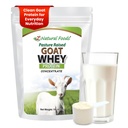 Z Natural Foods Geat Whey Protein Powder Concentrate - Ikke denatureret, Ikke tilsat smagsstoffer, Pastur Raised Whey - Ren Gedeprotein pulver med Vital proteiner til vægtstyring, immunforsvar, Fitness, 1 LB