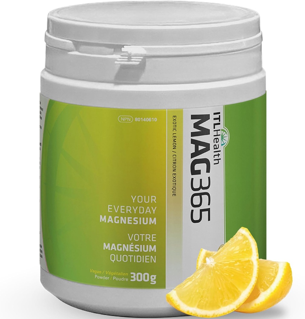 MAG365 Pure Ionic Magnesium Citrate Powder - Natural & Bioavailable Vand- Opløseligt tillæg med Citronsyre - Understøtter energi, muskel, ben & hjerte funktion