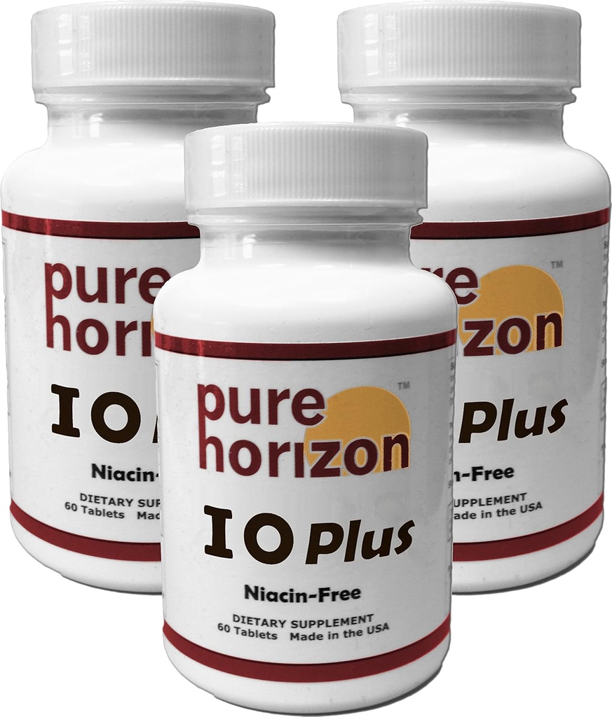 Pure Horizon IOPlus Niacin- fri jod supplement - 3 flasker...