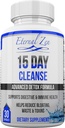 Evig Zen 15 Day Colon Cleanser Detox med ekstra styrke urter, Senna er en hurtig fungerende naturlig lakering for Forstoppelse Relief - Hele kroppen Rengøring - 30 kapsler