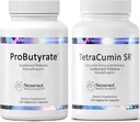 Tesseract Medical Research ProButyrate Gut Health Supplement, Butyric Acid Complex & TetraCumin SR Fælles Support, Vedvarende udgivelse