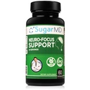 SugarMD Neuro- Focus Support - Brain Health Supplements for Memory - Focus and Clarity Formel of Bacopa, Ginkgo, & Bioperine for Cognitive Support - Non-GMO og Gluten- Free - 60 Kapsler