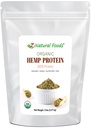 Organic Hamp Protein Powder - Unflavored Unsweeened - Plant Based Superfood for Smoothies, Shakes, Meal Erstatning, Snacks Opskrifter - Rå, Vegan, Ikke GMO, Gluten Free - Bulk 5 LB størrelse