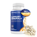 BioMatrix Mineral supplement til mænd og kvinder, Chelated Minerals Caps 124; Iron- Free, Calcium, Magnesium, Kobber, Zink, D-vitamin, Jod Caps 124; Veggie Caps, 30- Day Supply