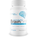 Ubrydelig Hjerne Pro - vores bedste Hjerne Support - Premium Hjerne Memory Support - Natural Hjerne Sundhed Support - Hjerne Support til Kvinder & Mænd - Hjerne Support Kosttilskud til Hukommelse og Fokus