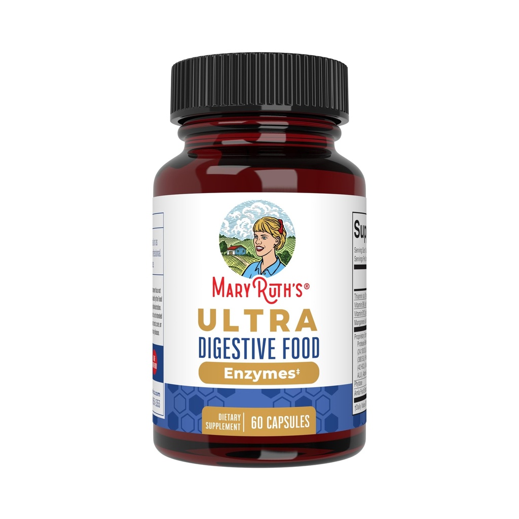MaryRuth Organics Ultra fordøjelsesenzymer Kapsler 124; Op til 2 Måned Supply 124; Supplement til Gut Health Support