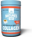 Nature 's Diet Beef Collagen Peptider Type 1 for hunde & katte, Joint, fordøjelse & Skin Health Support, Premium Human Grade, Grass fed