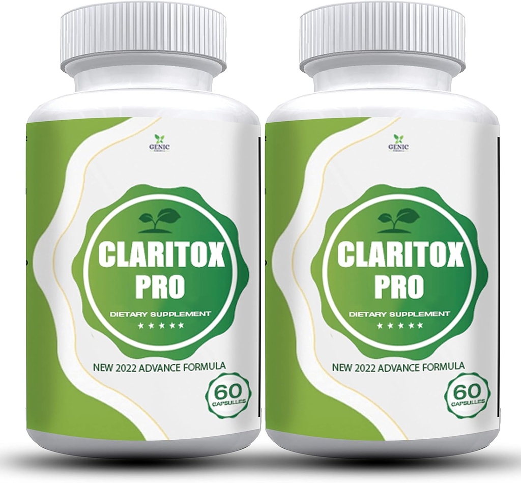 Claritox Pro Capsule til Vertigo Support Supplement 2 Pakker