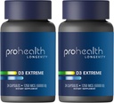 ProHealth 2- Pack Vitamin D3 Ekstrem (50.000 IE, 24 kapsler Hver) Hjælper Boost og støtte sunde knogler og immunsystemet