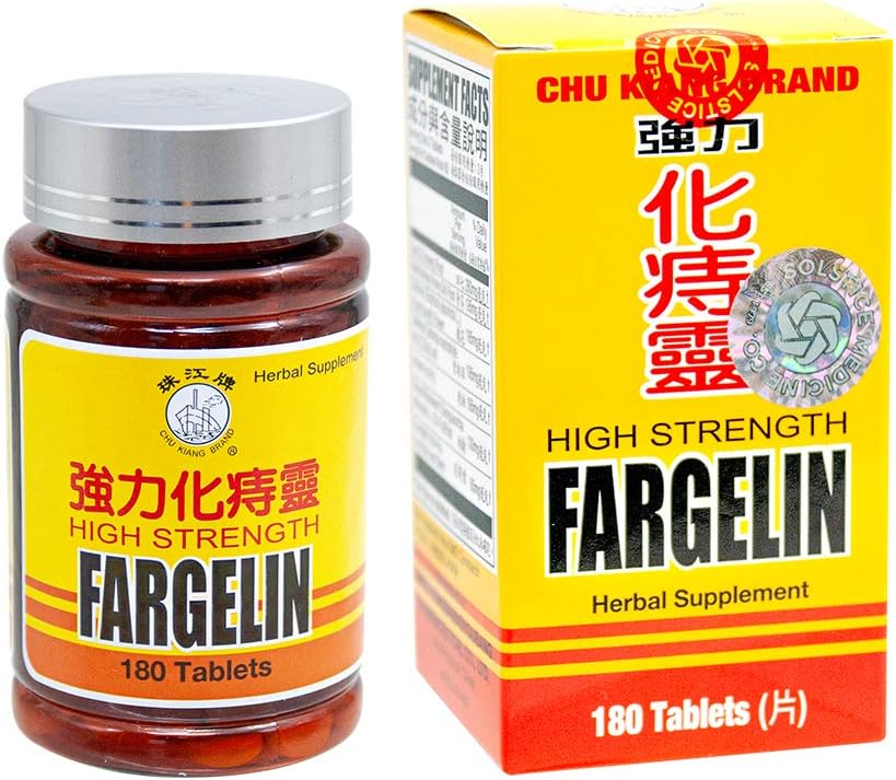 High Strength Fargelin Herbal Supplement by Solstice Medicine Company (180 Tablets) (1 Box)