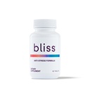 Bliss Herbal Stress Support - Adaptogene tabletter med Ashwagandha, Rhodiola & L- Theanine - fremmer rolig, Mood Balance & Mental Clarity - Vegan & Gluten- Free - 60 tabletter