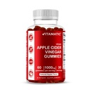 Vitamatic Apple Cider Vinegar Gummies - 1000 mg per servering - 60 Vegansk Gummies - ACV Gummies for Detox, Vægttab Support, Energy Boost, fordøjelse & Gut Sundhed