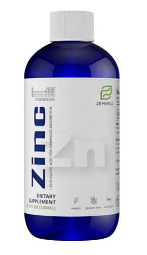 Flydende Ionic Zink124; 3 Måneder Supply 124; Opmuntre Clear Skin Shue 124; Vedvarende energi