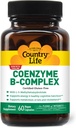Country Life Coenzym B- Complex, 60 kapsler - Understøtter energi & Metabolisme, Mood & Kognitiv funktion - Vegan, Gluten- Free, Biotilgængelige B vitaminer med choline