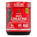 Six Star 100% Creatinine Monohydrat Powder - Unflavored Mikronized Creatinine Monohydrat Supplement for workout Performance, Muscle Building & Strength - Creatinine Powder for kvinder & mænd - 60 Servering
