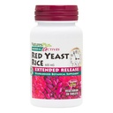 Natures Plus Herbal Actives Red Yeast Rice, Extended Release - 600mg, 30 Veganske tabletter - Urte Supplement - Vegetarisk, Gluten- Free - 30 Servere