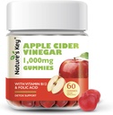 Nature 's Key Apple Cider Vinarea Gummies -1000mg 60 Greve, for vægttab, fordøjelse, naturlige Detox & Cleanse Downloader 124; Vegan, Non- GMO, Gluten Free Downloader 124; med folinsyre Vitamin B6 B12 Rødbeder Pomegranat