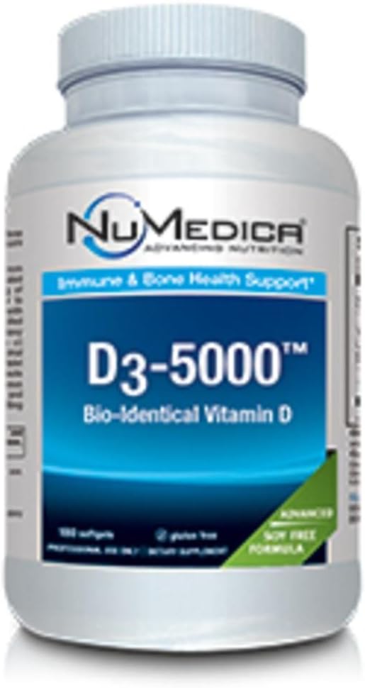 NuMedica - D3 5000 Stor - Vitamin D3-180 softgel
