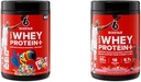 Six Star Whey Protein Powder Froot Loops Flavor & Strawberry Smoothie against 124; Muscle Building & Recovery Plus immunforsvaret Support