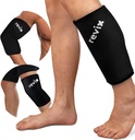 REVIX XL Shin Splins Ice Sleeve, Calf Ice Packs til skader Genbruges, Knæe, Arm & albue, Lavere Ben Kompression Sleeve Cold Pack Relieves Bone skader og kører inddrivelse, 360 ° Dækning