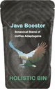 Holistisk Bin Organic Mushroom Coffee Java Booster - Mountain Eagle Memory 124; Adaptogen Coffee Add in with Chaga Mushroom Powder, Shilajit Powder, & Cacao Nibs Memory and Focus Supplements for Voksen