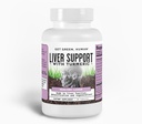 Lever Support Kapsler w / gurkemeje, Mælk tidsel & Mælkebøtte - Detox, Rengøring & Regenerate Leverfunktion - Daily Herbal Supplement w / Beetroot & Artichoke - 60 Kapsler